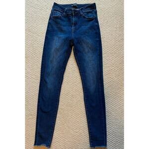 Fashion Nova Dark Wash High Waisted Skinny Jeans